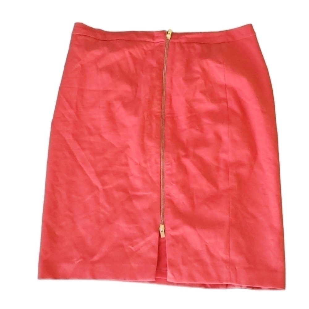 Talbots Womens Full Zip Red Skirt plus size 14
